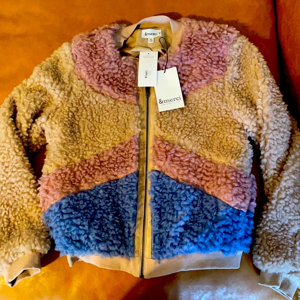 NWT!! &merci Full Zip Bomber jacket. Never worn.